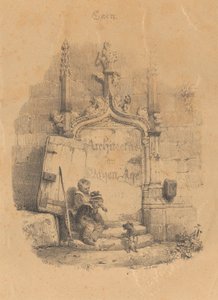Strona tytułowa do Restes et Fragments autorstwa Richard Parkes Bonington