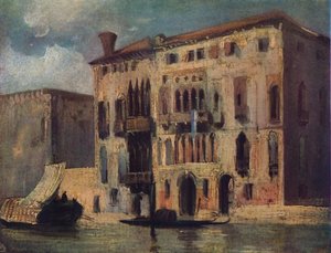 Widok na Canal Grande, XIX wiek autorstwa Richard Parkes Bonington