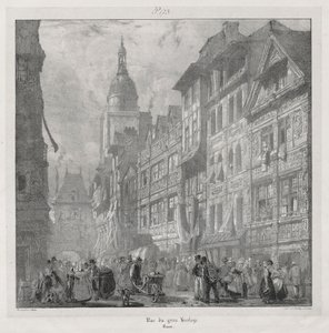 Malownicze i romantyczne podróże po starożytnej Francji, Normandii..., 1824. autorstwa Richard Parkes Bonington