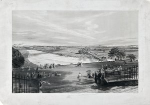 Avenham  Miller Park, ok. 1870 r. (litografia barwiona na papierze) autorstwa Richard Parminter Cuff