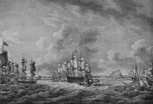 Howe w Gibraltarze, c1785