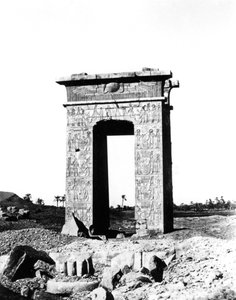 Łuk Świątynny w Karnaku, Egipt, 1863-1864