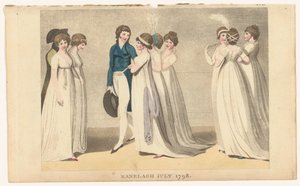Magazyn Kobiet Mody w Londynie i Paryżu: Ranelagh lipiec 1798