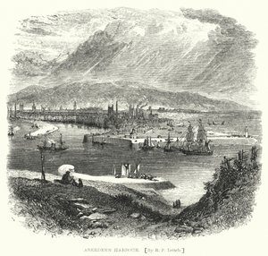 Port w Aberdeen (grawerowanie)