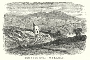 Ruiny Wheal Fortune (rycina) autorstwa Richard Principal (after) Leitch