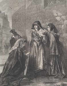 Lot królowej Jakuba II, z Illustrated London News, 3 sierpnia 1872 r. autorstwa Richard Principal Leitch