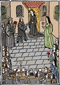 Traktat o małżeństwie między Karolem V a księżniczką Marią Tudor, c1508 autorstwa Richard Pynson