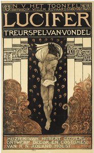 Plakat do sztuki Lucyfer, 1910