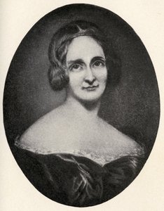 Mary Wollstonecraft Shelley (1797-1851) ilustracja z „Małych podróży do domów sławnych kobiet”, opublikowana w 1897 r.