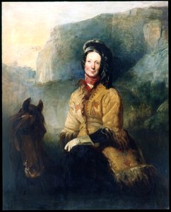 Lady Florentia Sale, w odwrocie z Kabulu, Katastrofa w Kabulu autorstwa Richard Thomas Bott