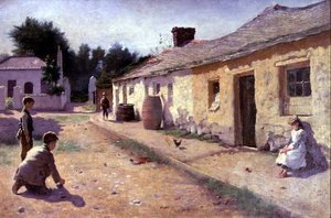 Gra w marmury autorstwa Richard Thomas Moynan