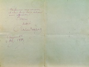 Odręczny list Richarda Wagnera do Luigiego Mancinellego, 3 grudnia autorstwa Richard Wagner