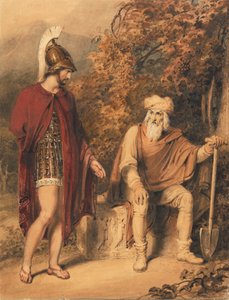 Alcybiades i Tymon autorstwa Richard Westall