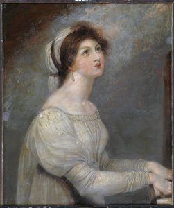 Lady Hamilton jako Święta Cecylia autorstwa Richard Westall