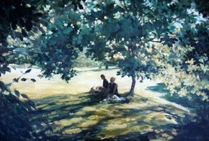 Herbata w ogrodzie autorstwa Richard Willis