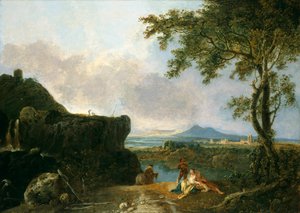Biały mnich, 1733-1782 autorstwa Richard Wilson
