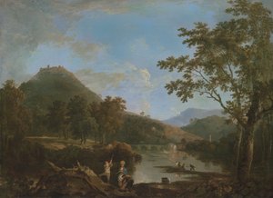 Dinas Bran z Llangollen autorstwa Richard Wilson