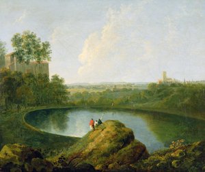 Głowa jeziora Nemi (olej na płótnie) autorstwa Richard Wilson