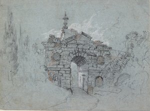Zrujnowany łuk w Kew, ok. 1760 r. autorstwa Richard Wilson