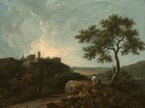 Tivoli: świątynia Sybilli i Kampania autorstwa Richard Wilson
