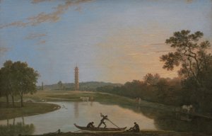 Kew Gardens: Pagoda i most [1985, Cormack, zwięzły katalog YCBA]