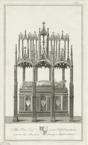 Katedra w Lichfield - Pomnik biskupa Blythe: grawerowanie, nd [1762-1798] (druk) autorstwa Richard Woollett Basire