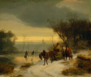 Zimowy krajobraz autorstwa Richard Zimmerman