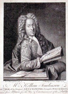 Portret Kelloma Tomlinsona (ok. 1690-c.1753) grawerowany przez Francois Morellon la Cave (fl.1731-54) 1754 (rycina) autorstwa Richard van (after) Bleeck