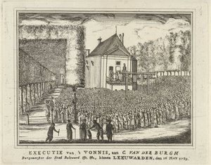 Egzekucja Cornelisa van den Burgha, 1789 Egzekucja 