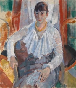 Frau in Weiß autorstwa Rik Wouters