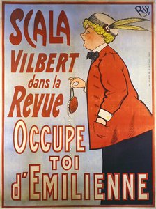 „Opiekuj się Emilienne” – plakat Revue de la Scala