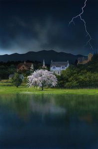 Najokrutniejszy miesiąc, 2008 (akryl na płycie)