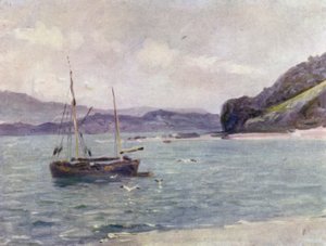 Plaża, Beaumaris (kolor lito) autorstwa Robert (after) Fowler