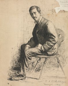 Szkic profesora Mowotnego autorstwa Robert A. Eichelberger