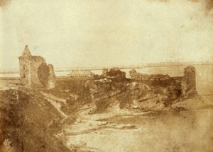 Zdjęcie zamku St. Andrews w Fife, Szkocja. Z Muzeum J. Paula Getty