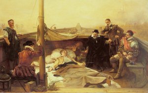 Ostatnie dni Sir Philipa Sidneya (1554-86), 1882 autorstwa Robert Alexander Hillingford