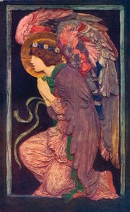 Anielska adoracja`, kolorowy gipsowy relief Roberta Anninga Bella, c1901 1901-1902.