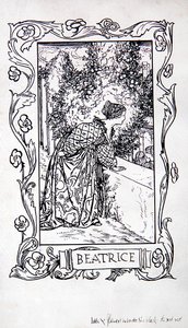 Beatrice z „Bohaterek Szekspira” Anny Murphy Jameson autorstwa Robert Anning Bell