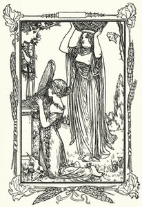 Ilustracja do wierszy Johna Keatsa (lito) autorstwa Robert Anning Bell