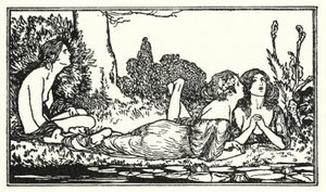 Ilustracja do wierszy Johna Keatsa: Endymion (lito) autorstwa Robert Anning Bell