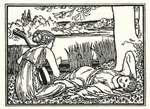 Ilustracja do wierszy Johna Keatsa: Endymion (lito) autorstwa Robert Anning Bell