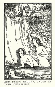 Ilustracja do wierszy Johna Keatsa: Endymion (lito) autorstwa Robert Anning Bell