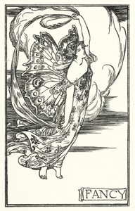 Ilustracja do wierszy Johna Keatsa: Fantazyjne (lito) autorstwa Robert Anning Bell