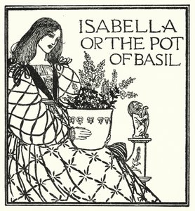 Ilustracja do wierszy Johna Keatsa: Isabella or The Pot of Basil (lito)