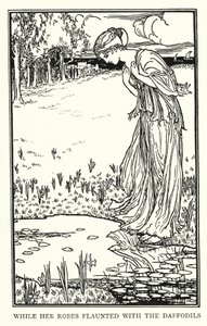 Ilustracja do wierszy Johna Keatsa: Lamia (lito)