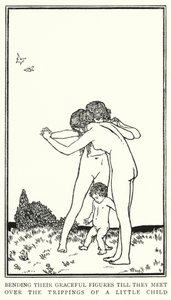 Ilustracja do wierszy Johna Keatsa: Sleep And Beauty (lito) autorstwa Robert Anning Bell