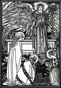 Ilustracja do Księgi ołtarzowej, 1892, 1897 autorstwa Robert Anning Bell