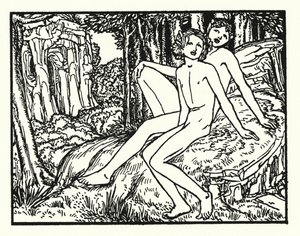 Shelley: Prometheus Unbound (litografia) autorstwa Robert Anning Bell