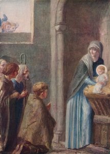 Pokłon Trzech Króli, koniec XIX w., 1912 r. autorstwa Robert Anning Bell