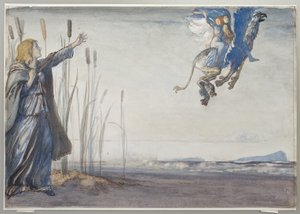 Lilia I Lew autorstwa Robert Anning Bell